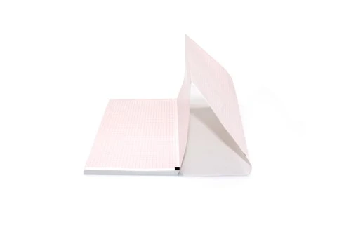 Rechteckig gefaltetes Thermopapier