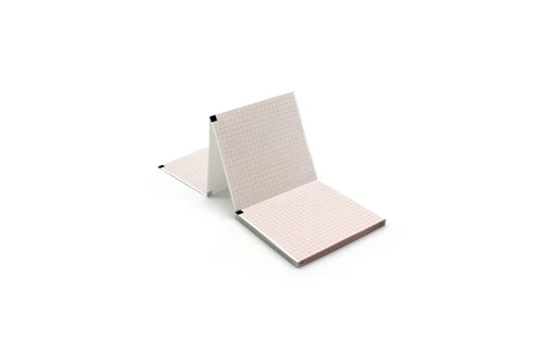 Quadratisch gefaltetes Thermopapier